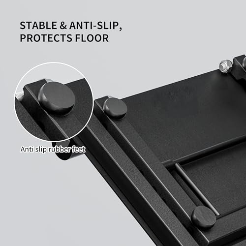 PROIRON Steel Slant Board for Calf Stretching，Calf Stretcher Slant Board for Squats 5 Adjustable Incline Angles，Incline Board 660lbs Weight Capacity for Ankle Stretching Training Home Gym