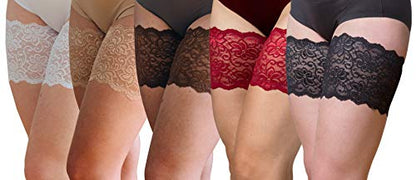 Bandelettes Original Patented Elastic Anti-Chafing Thigh Bands *Prevent Thigh Chafing* - color: Beige Dolce, size: Small