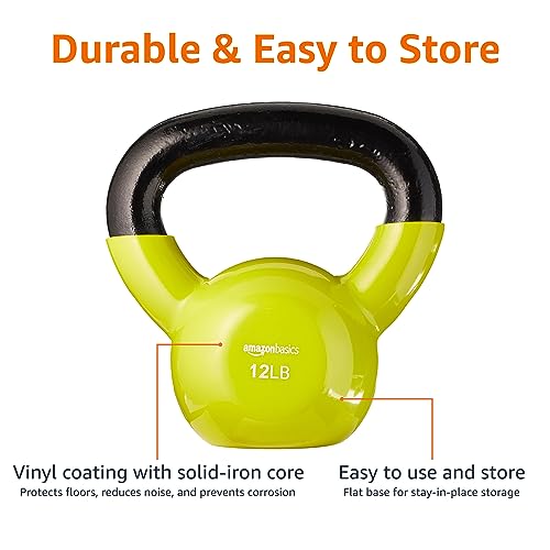 Amazon Basics Vinyl Kettlebell