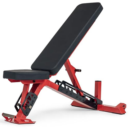 Rep Nighthawk Adjustable Weight Bench | Home Gym Incline Decline Flat Workout Bench | Heavy Duty Fitness and Strength Training Equipment | Foldable Space Saving Design