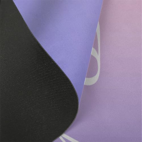 Custom Name Yoga Mat,Personalized Travel Yoga Exercise Mat,Non Slip,Perfect for Kids & Adults,Gradient Color D Series - color: Style 2