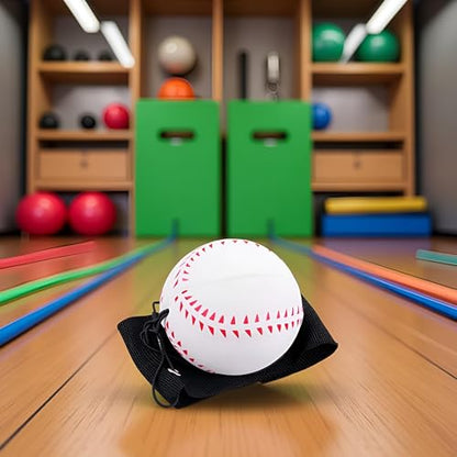 Professional Reaction Training Wristball Set (2.36") - Elastic Rebound Sports Equipment, Hand-Eye Coordination Exercise Tools for Athletes and Adults