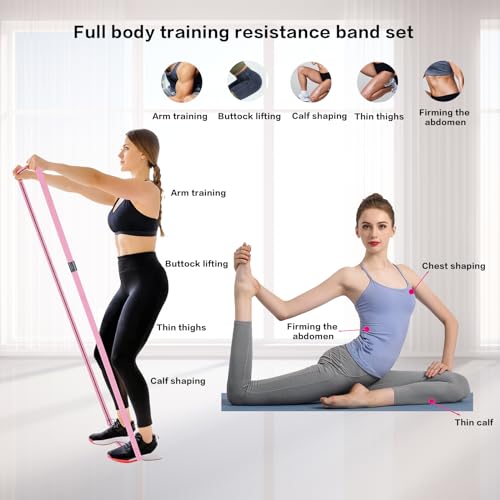 Resistance Bands for Working Out,4pcs Fabirc Resistance Band Set Full Body Elastic Bands for Exercise Bands Workout Bands Resistance