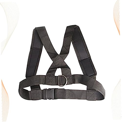 HANABASS Adjustable Sled Harness with Heavy Duty Hooks Resistance Band Tool for Speed and Endurance Training Durable Fitness Equipment for Core Strength Posterior Chain Development