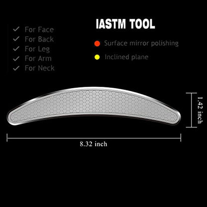 3 in 1 304Stainless Steel Muscle Scraper Tools Set,Scraping Massage Tools for Physical Therapy,Derma Edge Massage Tool & GuaSha Massage Scraper Tool,IASTM Tools,Guasha Tool for Body