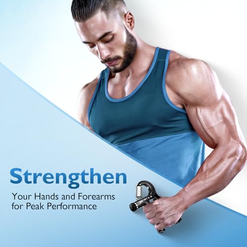 FitBeast Grip Strengthener Forearm Strengthener, Adjustable Hand Grip for Strength Training & Rehabilitation, 10-132 lbs Resistance, Ideal for Athletes and Physical Therapy - color: Black