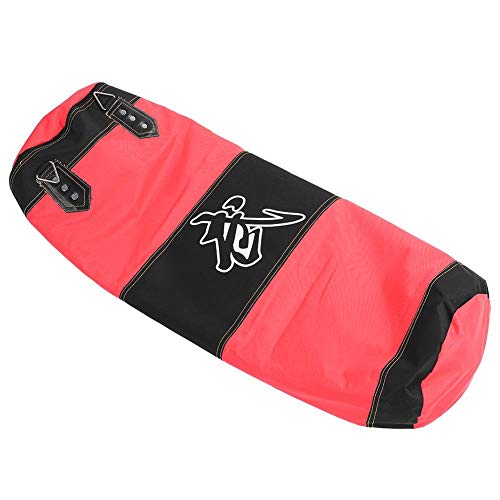 Boxing Punch Bag Heavy Duty Punching Bag with Chains for Boxing Training Fitness Sandbag(1m Red) Martial Arts