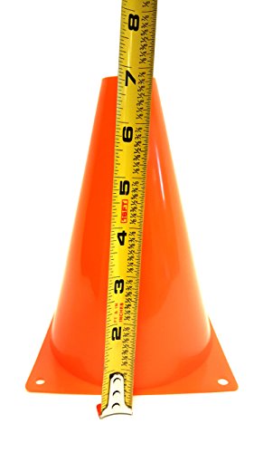 Enterprises Sports Training Cones, 7" Inch, 1 Dozen Multipurpose Orange Sports Cones