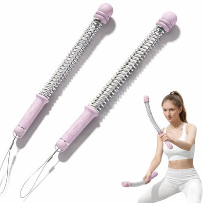 Portable Cordless Training Rope - Full-Body Workout Equipment for Home Gym, HIIT, and Travel-Pink
