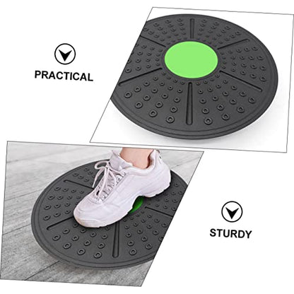 Toddmomy Balance Training Board with Massage Points Durable Equilibrium Fitness Tool for Yoga Rehabilitation and Posture Improvement Non Slip Balance Exercise Equipment for Home and Gym Use