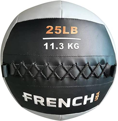 French Fitness Soft Medicine Wall Ball Set of 10 (4 to 30 lbs) (New)