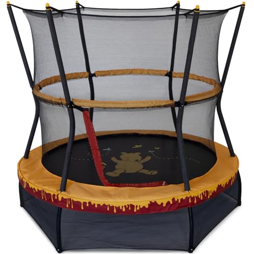 Skywalker Trampolines 60" No-Spring Design Mini Trampoline for Kids and Toddlers with Enclosure Net - color: Red