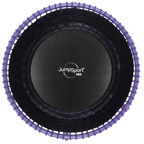 JumpSport 44" PRO Fitness Trampoline, Model 550 Exercise Rebounder, Purple