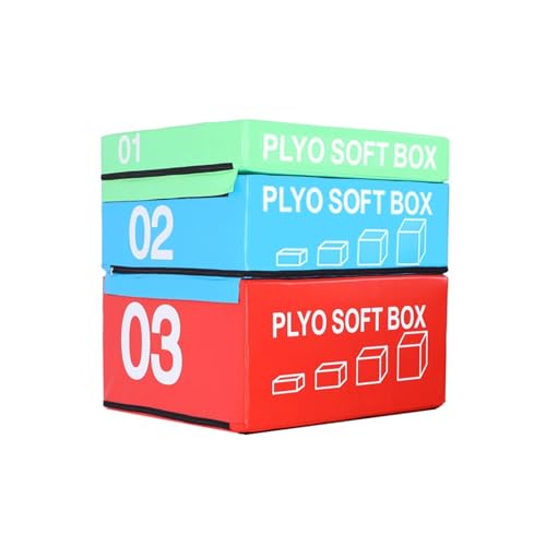 Foam Reinforced Box Stackable Soft Plywood Box, Anti-Skid Safety Used for Jumping, Strength Training and Physical Training, Suitable for Home Gym Box - size: 90*75*90cm