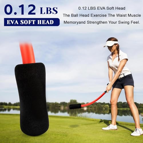 Golf Swing Aid Swing Speed Trainer Bar - color: Red