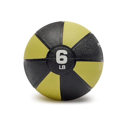 Amazon Basics Weighted Medicine Ball for Core Strength, Strength Training, Full-Body Workouts and Balance Exercises