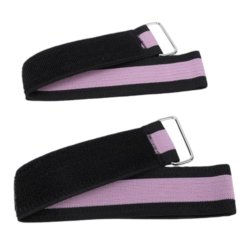 Keenso Booty Bands Polyester Glute Bands 32.6in Non Slip Exercise for Women Portable 2pcs for Pilates Hip Thigh Leg Training Home Gym Workout