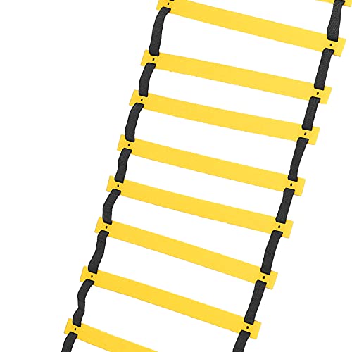 FILFEEL HighQuality Polypropylene Speed Ladder for Soccer Training and Footwork Fitness - Lightweight & Portable with Storage Bag