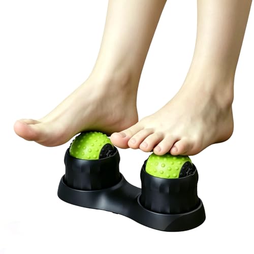 Plantar Fasciitis Relief Foot Pain, Ice Cold and Hot Therapy for Massage Roller Ball, Heel Spur, Sore Muscle, Trigger Point, Back, Arm, Neck, Shoulder, Leg, Gifts for Boyfriend Him Men Women - color: 2-pack