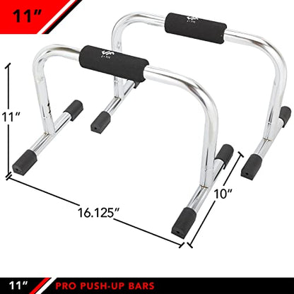 JFIT Tall Push Up Bar Stand - style: 11 Inch Pro Pushup