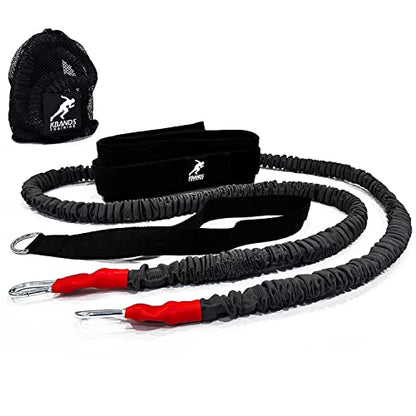 Kbands Speed Reactive Stretch Cord - Adjustable Belt, Anchor Strap, Dual Resistance Cord, Overspeed Accelerator, Vertical FX
