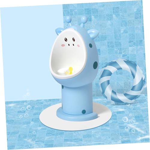 Height Boys Urinal Potty for Toilet Training Portable Cartoon Design with Suspension Hook and Splash-Proof Design Durable PP Material for Boys Training Urinal