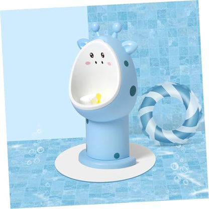 Height Boys Urinal Potty for Toilet Training Portable Cartoon Design with Suspension Hook and Splash-Proof Design Durable PP Material for Boys Training Urinal