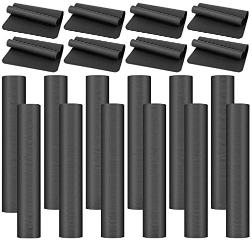 10 Pack Yoga Mats Bulk, 68'' x 24'' x 4mm Thick Yoga Mats for Kids and Adult Gym Mats Bundle Latex Free Exercise Mats with Non Slip Texture for Outdoor Yoga, Pilates or Workout - color: Black