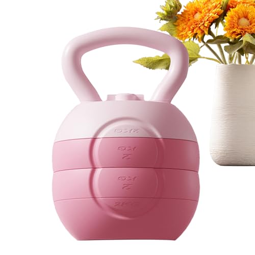 Kettle Bell - Grip Strength Adjustable Weight Tool, Soft Kettlebell | Coated Training Equipment, Ergonomic Handle, Compact Fitness Gear | Home Workouts Muscle Building Conditioning Men Women - color: 8kg