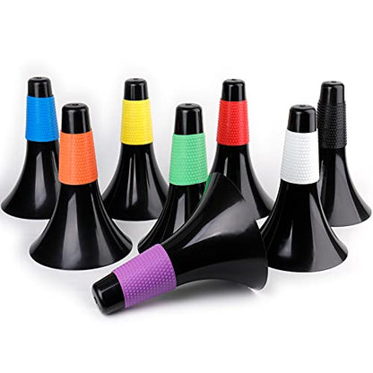 ZEAYEA 8 Pcs Agility Training Sport Cone, 9 Inches Soccer Cones with Carry Bag, Basketball Training Cones for Soccer Football Basketball Speed Grab Drills and Training