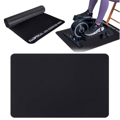 Double-Sided Non-Slip Workout Mat for Ellipse Machine Leg Exerciser Thick Exercise Mat for Under Desk Elliptical Treadmill Mat Home Floor Protection Gym Mat
