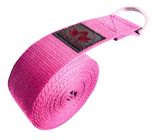 8 ft Yoga Strap for Exercise & Physical Therapy, Leg Stretching Strap Yoga Accessories & Stretching Equipment, Leg Stretcher for Women & Men, Home Workout Essentials