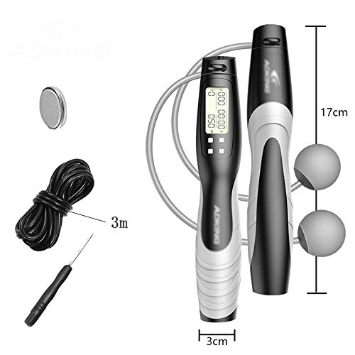 Digital Jump Rope with counter -free counting skipping rope comba Aerobic Exercise Fitness Hom