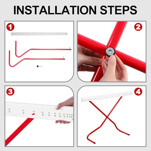 Seenelling 2 Pcs Adjustable Height Training Hurdle from 6 to 42 Inch