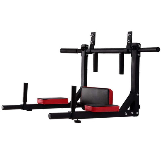 Wall Mounted Pull Up Bar,Home Gym Strength Training Equipment,800 Lbs Capacity with 6Mm Thick Hooks, Triangular Support & Non-Slip Grips for Chin-Ups, Leg Raises, Core Workouts