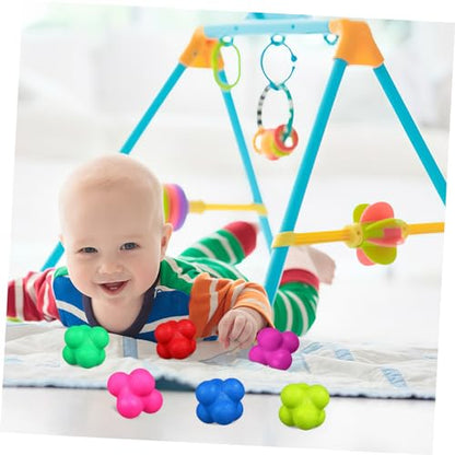 VANZACK 6pcs Hexagonal Reaction for Agility Training Exercise for Hand-Eye Coordination Sports Training and Improvement All Ages