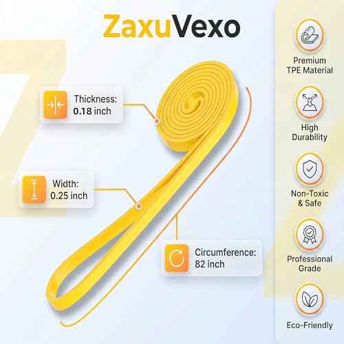 Pull Up Bands, Resistance Bands, Pull Up Assistance Band Exercise Bands for Men & Women Working Out, Body Stretching, Physical Therapy, Muscle Training - color: Yellow