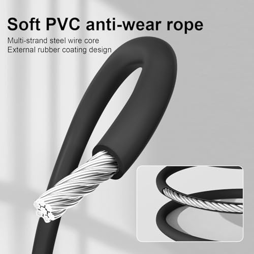 Jump Rope – Adjustable Cord Jump Rope, Weighted Skipping Rope for Fitness, Cardio, and Training, Ideal for Home or Gym Workouts