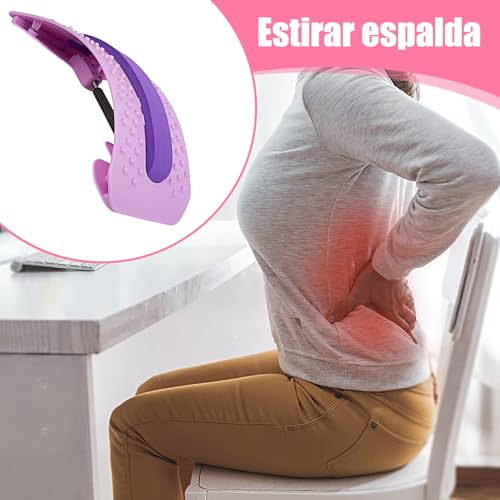Best Back Stretcher,Adjustable Spine Corrector - Upper and Lower Back Stretcher - for Sleeping Yoga Pilates Home Travel Dorm Women Men Adults Seniors