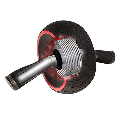 Iron Gym IRG013 Speed Abs Complete Ab Workout System, Abdominal Roller Wheel, 9.4 x 3.6 x 7.9, Black/Red