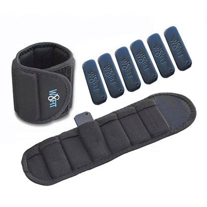 W8FIT Adjustable Wearable Wrist Arm Weights for Walking, Fitness, and Physical Therapy - size: SMALL 2.5 LBS PAIR (1.25 LBS each)