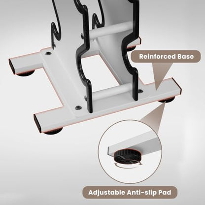 Dumbbell Rack Stand Only, 7-Tier | 5-Tier | 3-Tier Weight Rack for Dumbbell - color: White, size: 3 Tier