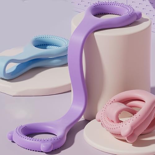 Stretching Band Enhances Fitness Training with Back Feature for Neck Shoulder Uncomfort Relief Gym Stretching Tool