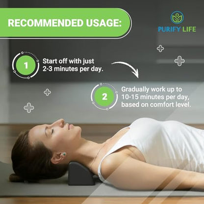 Occipital Release Tool for Pivotal Therapy & TMJ Device (Manual) - Cervical Traction Pillow for Neck, Shoulder and Back Pain Relief - Release Tension Headaches with Manipulation Therapy