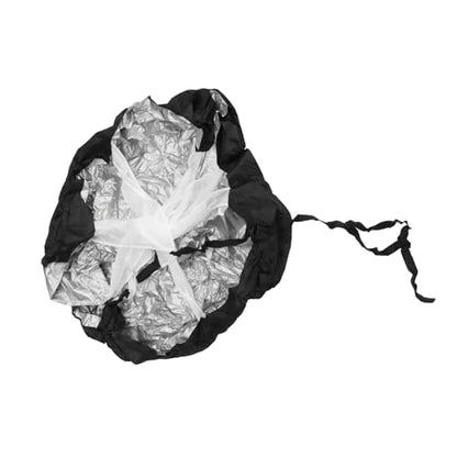 balacoo Resistance Parachute for Speed Training – Adjustable Drag Chute for Sprinting and Running Exercises Black for Football and Athletic Performance