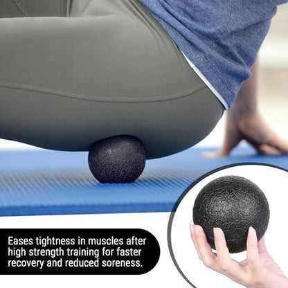EPP Foam Massage Ball, Firm High Density Deep Tissue Massage Ball for Myofascial Release Trigger Point Therapy for Muscle Soreness Recovery Yoga Fitness Athletes (10CM Single Ball)