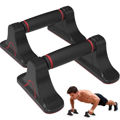 Push Up Bars, Non Slip Push Up Handles, Push Up Stand for Home Gym, Strength Training Pushup Stands Workout Equipment for Men and Women
