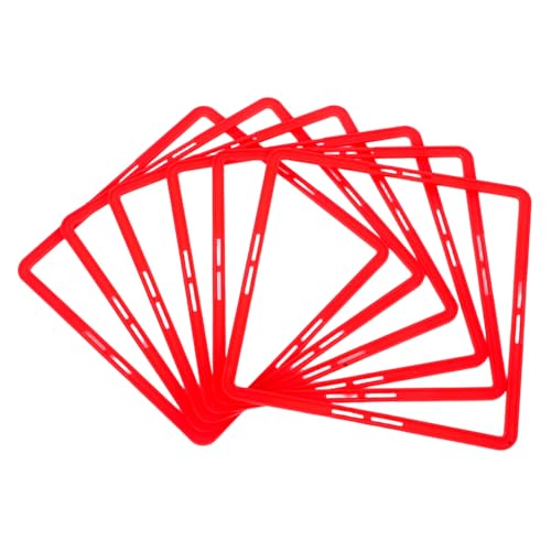 6Pcs Soccer Training Agility Rings Multi Function Exercising Circles for Football Players Bright Color Sports Supplies for Enhanced Agility and Coordination