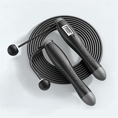 Digital Skipping Rope with Counter Adjustable Electronic Jump for Home Gym Fitness Exercise - color: D, size: E