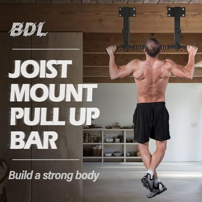 BDL Wall Mounted Pull Up Bar Multifunctional Chin Up bar for Home Gym - color: Joist Mount Pull Up Bar